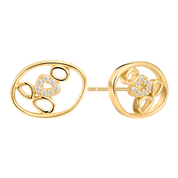 Sølvforgyldt ørestikker, von Støvring Design