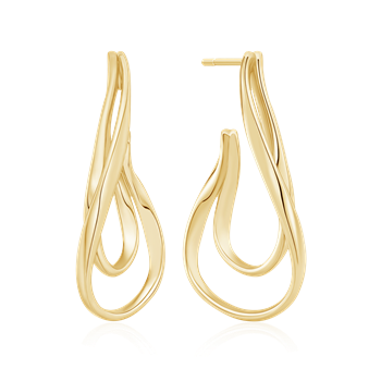 Sølvforgyldt ørestikker, von Støvring Design