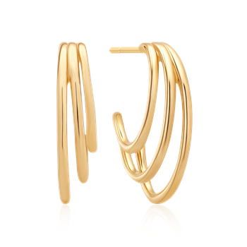 Sølvforgyldt ørestikker, von Støvring Design