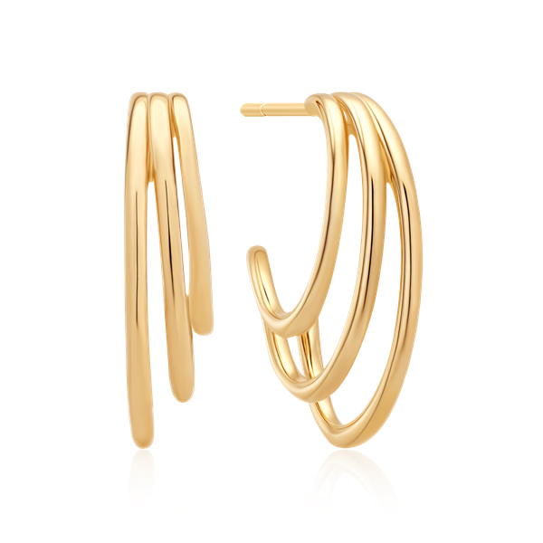 Sølvforgyldt ørestikker, von Støvring Design