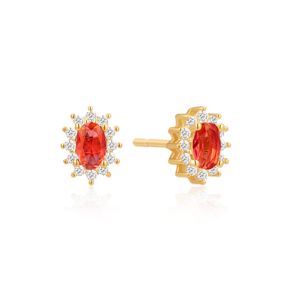 Sølvforgyldt ørestikker, von Støvring Design