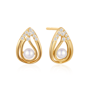 Sølvforgyldt ørestikker, von Støvring Design