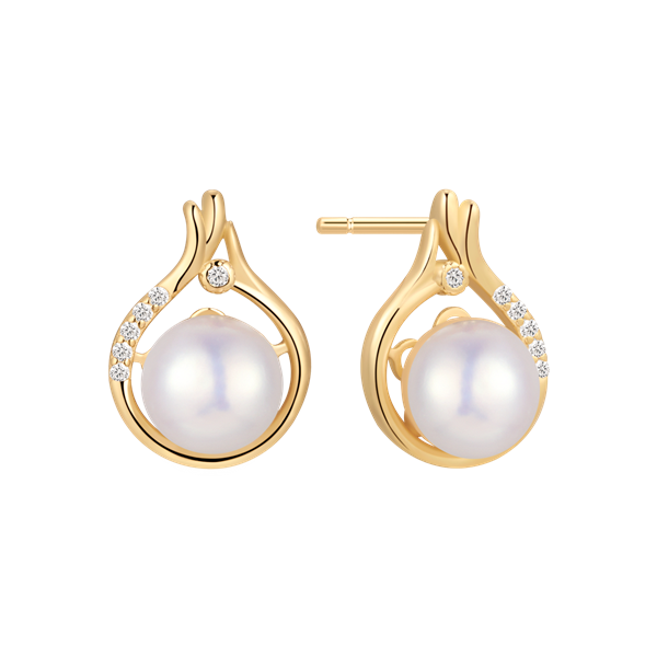 Sølvforgyldt ørestikker, von Støvring Design