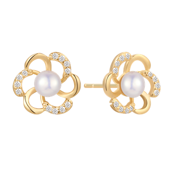 Sølvforgyldt ørestikker, von Støvring Design