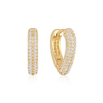 Sølvforgyldt creoler, von Støvring Design