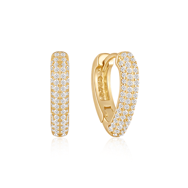 Sølvforgyldt creoler, von Støvring Design