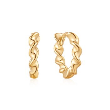 Sølvforgyldt creoler, von Støvring Design