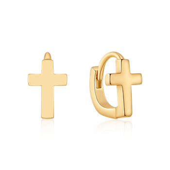 Sølvforgyldt creoler, von Støvring Design