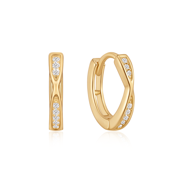 Sølvforgyldt creoler, von Støvring Design