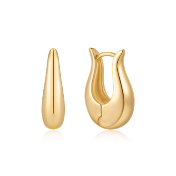 Sølvforgyldt creoler, von Støvring Design