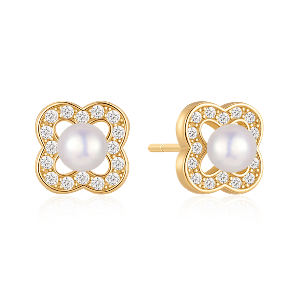 Sølvforgyldt ørestikker, von Støvring Design