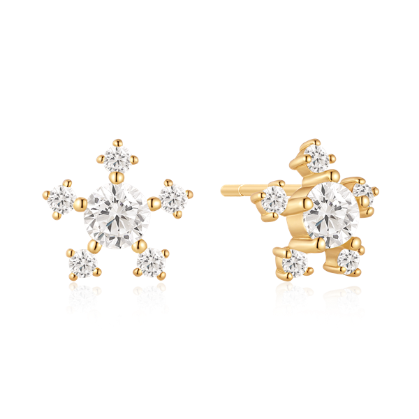 Sølvforgyldt ørestikker, von Støvring Design