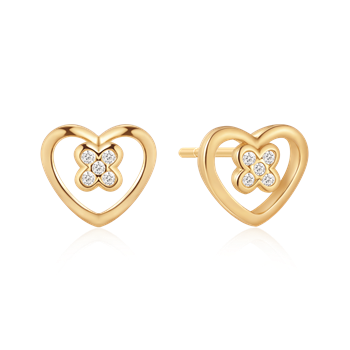 Sølvforgyldt ørestikker, von Støvring Design