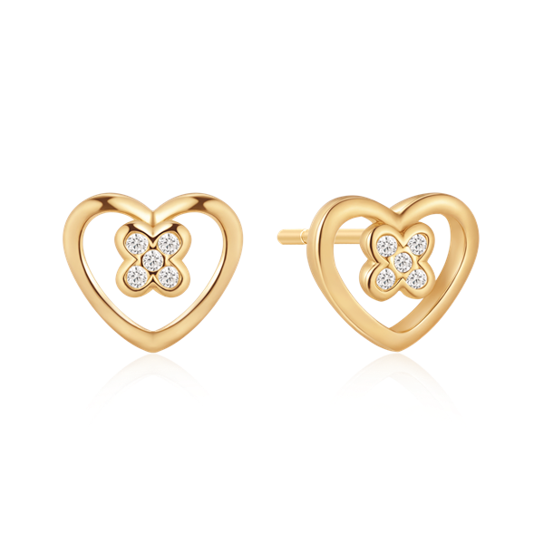 Sølvforgyldt ørestikker, von Støvring Design