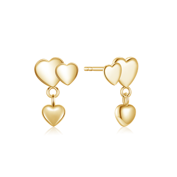 Sølvforgyldt ørestikker, von Støvring Design