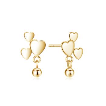 Sølvforgyldt ørestikker, von Støvring Design