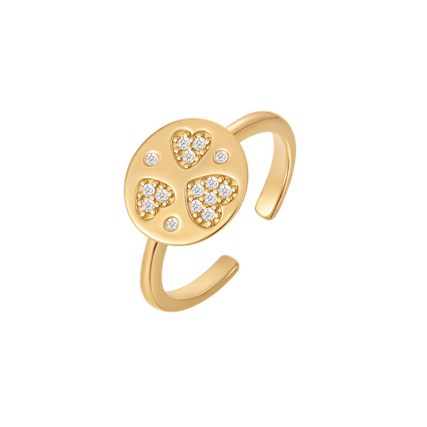 Sølvforgyldt ring, von Støvring Design