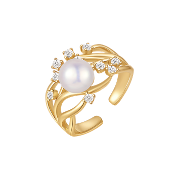 Sølvforgyldt ring, von Støvring Design