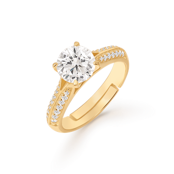 Sølvforgyldt ring, von Støvring Design