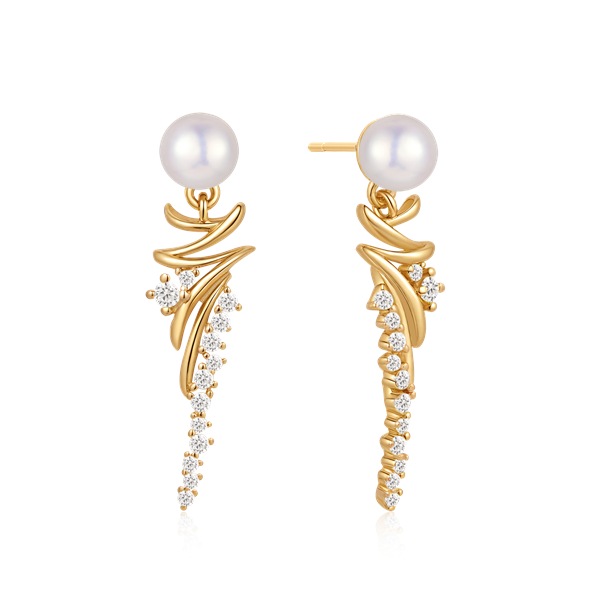 Sølvforgyldt ørehænger, von Støvring Design