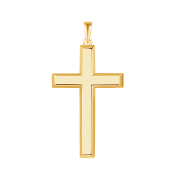 Silbervergoldeter Kreuzanhänger von Støvring Design