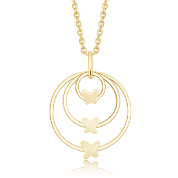 Sølvforgyldt collier, von Støvring Design