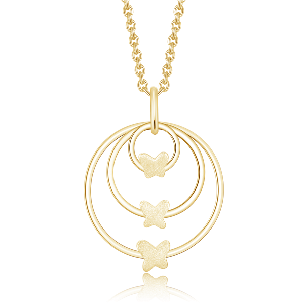 Sølvforgyldt collier, von Støvring Design