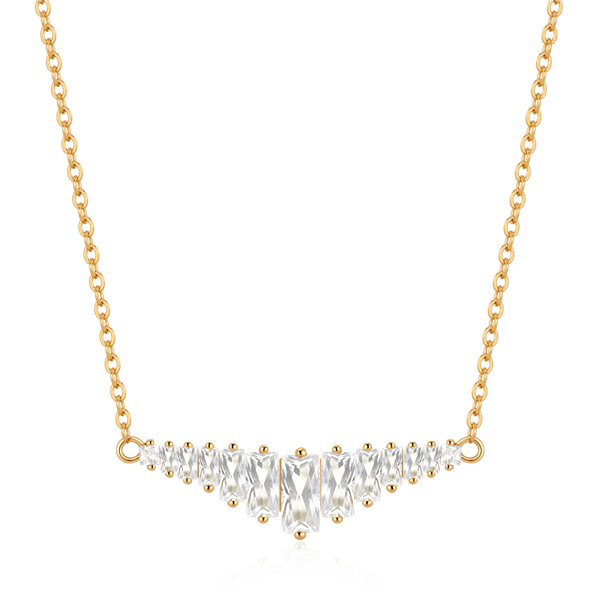 Sølvforgyldt halskæde, von Støvring Design