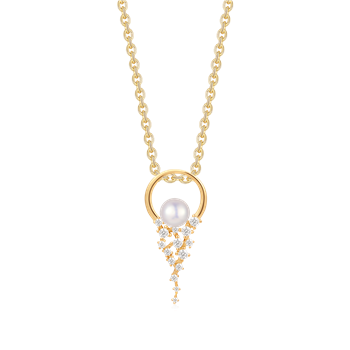 Sølvforgyldt halskæde, von Støvring Design