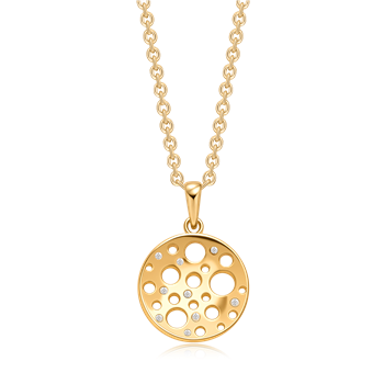 Sølvforgyldt halskæde, von Støvring Design