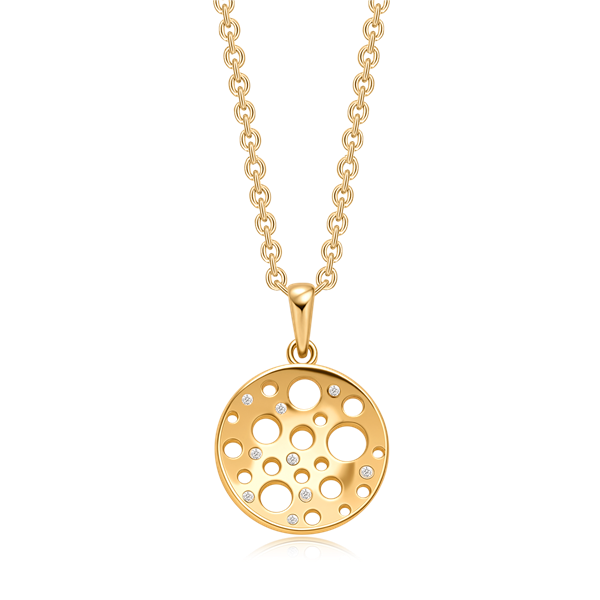 Sølvforgyldt halskæde, von Støvring Design