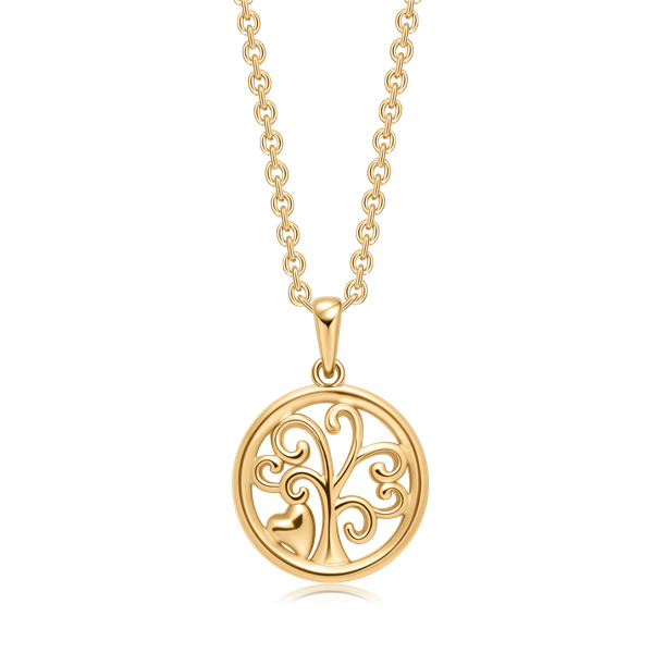 Sølvforgyldt halskæde, von Støvring Design