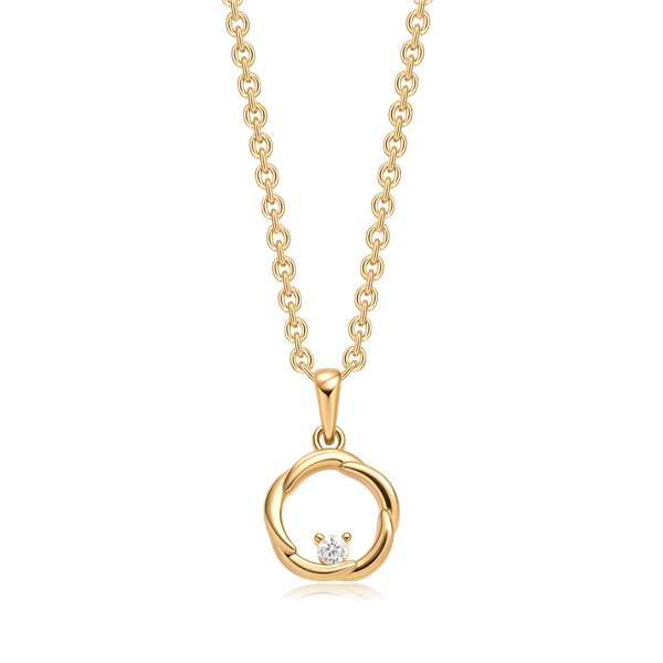 Sølvforgyldt halskæde, von Støvring Design