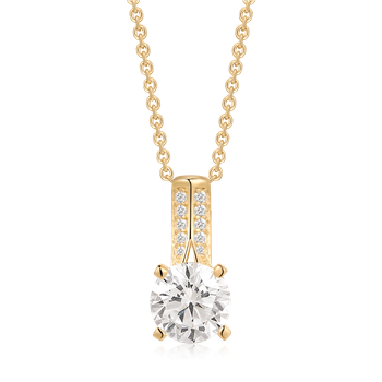 Sølvforgyldt halskæde, von Støvring Design