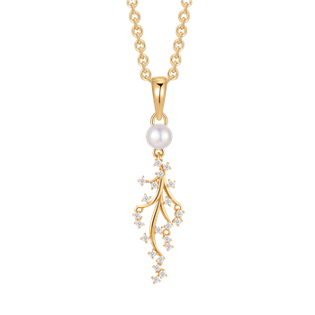 Sølvforgyldt halskæde, von Støvring Design