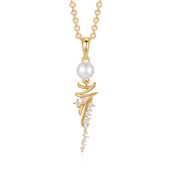 Sølvforgyldt halskæde, von Støvring Design