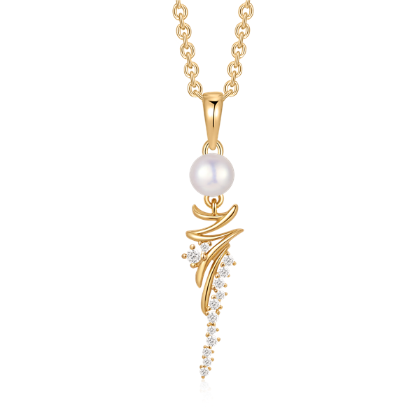 Sølvforgyldt halskæde, von Støvring Design