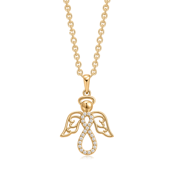 Sølvforgyldt halskæde, von Støvring Design