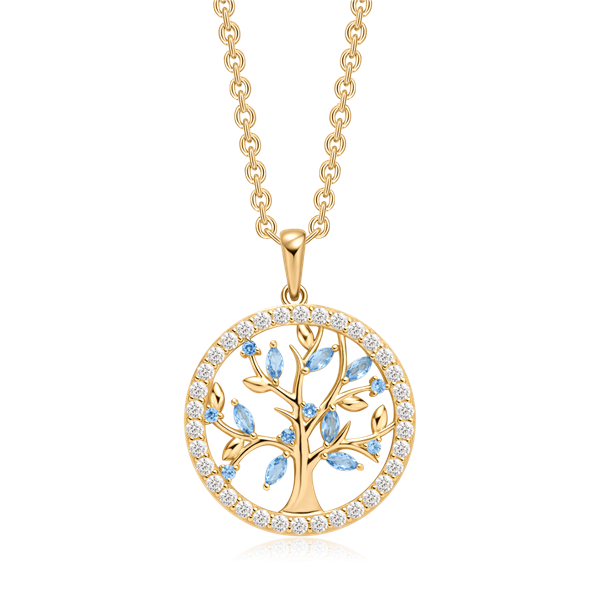 Sølvforgyldt halskæde, von Støvring Design