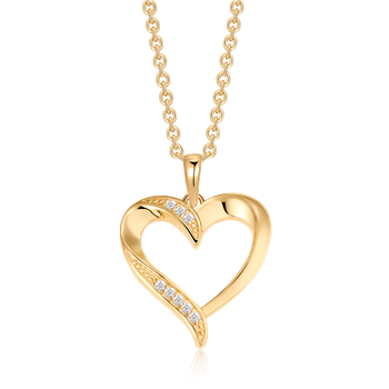 Sølvforgyldt halskæde, von Støvring Design