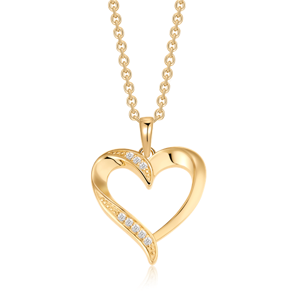 Sølvforgyldt halskæde, von Støvring Design