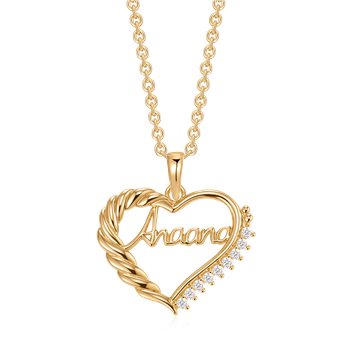 Sølvforgyldt halskæde, von Støvring Design