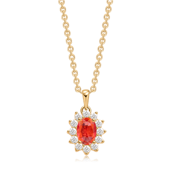 Sølvforgyldt halskæde, von Støvring Design