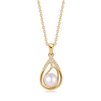 Sølvforgyldt halskæde, von Støvring Design