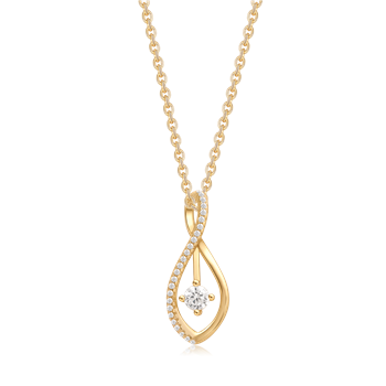 Sølvforgyldt halskæde, von Støvring Design