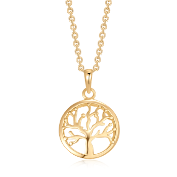 Sølvforgyldt halskæde, von Støvring Design