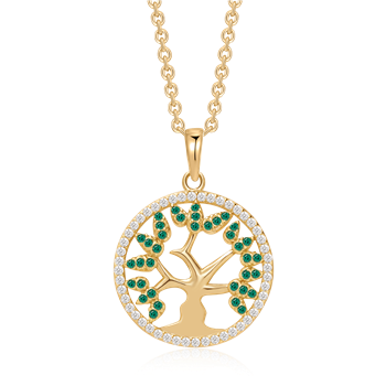 Sølvforgyldt halskæde, von Støvring Design