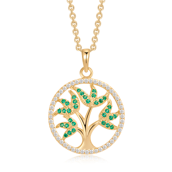 Sølvforgyldt halskæde, von Støvring Design