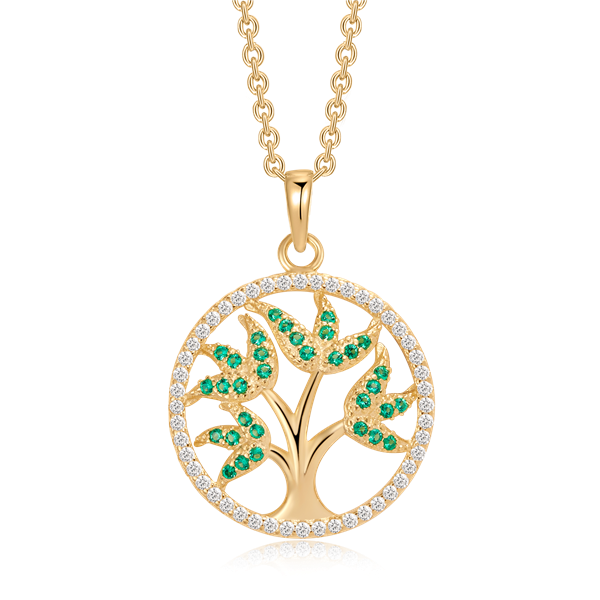 Sølvforgyldt halskæde, von Støvring Design