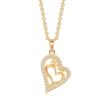 Sølvforgyldt halskæde, von Støvring Design